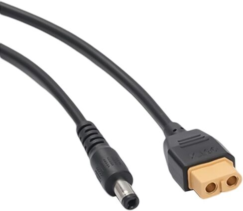 DC5521 to Power Adapter Cable 27cm Long for Efficient Current Transfer Male Connector to DC5525 5521 FPV Power Cable in Saudi Arabia
