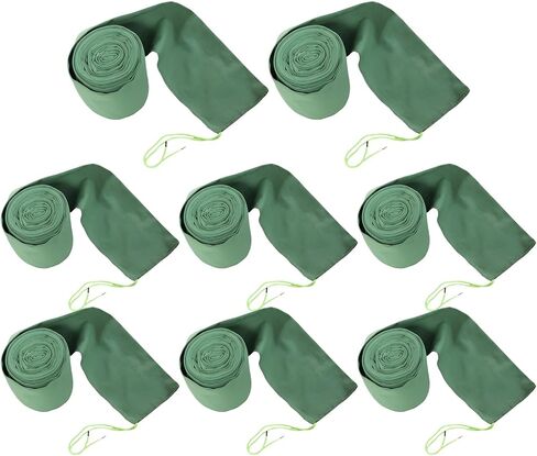 8 Pcs Flood Barriers for Home, 82.7 in / 210 cm Long Thickened Long Canvas Flood Barrier Sandbags, High-Strength Polyester Drawstring, Reusable Quick Use for Garage, Garden in Saudi Arabia