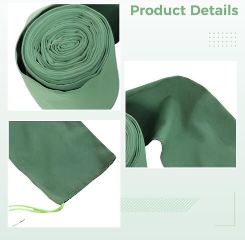 8 Pcs Flood Barriers for Home, 82.7 in / 210 cm Long Thickened Long Canvas Flood Barrier Sandbags, High-Strength Polyester Drawstring, Reusable Quick Use for Garage, Garden in Saudi Arabia