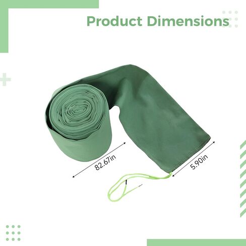 8 Pcs Flood Barriers for Home, 82.7 in / 210 cm Long Thickened Long Canvas Flood Barrier Sandbags, High-Strength Polyester Drawstring, Reusable Quick Use for Garage, Garden in Saudi Arabia