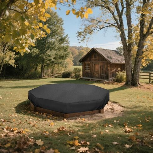 Octagon Sandbox Protector, Waterproof Oxford Fabric, Sunlight and Dust Resistant, Zipper Design, Easy Install for Outdoor Sandboxes in Saudi Arabia