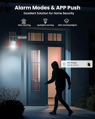 VIZIUUY 2Pack Solar Security Cameras Wireless Outdoor,3MP Security Cameras Wireless Outdoor with 128GB SD Card in Saudi Arabia