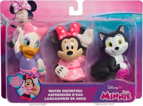Disney Junior Minnie Mouse 3-Pack Bath Toys, Figures Include Minnie Mouse, Daisy Duck, and Figaro, Kids Toys for Ages 3 Up by Just Play in Saudi Arabia