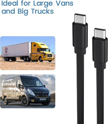 كابل USB C بطول 30 قدمًا لكاميرا Rove R2-4K المزدوجة، وسلك الطاقة لكاميرا Rove in Kuwait