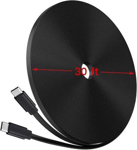 كابل USB C بطول 30 قدمًا لكاميرا Rove R2-4K المزدوجة، وسلك الطاقة لكاميرا Rove in Kuwait