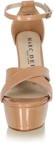 Marc Defang Nude Strappy Pageant Model Platform Pumps FS-2112 in Saudi Arabia