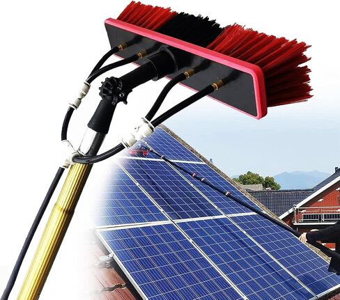 7m Rod/50cm Brush, Telescopic Window Cleaner, Window Cleaning Pole, Water Fed Telescopic Brush, Window Cleaner Kit, Extendable Solar Panel Washing Equipment Cleaning Cons in Saudi Arabia