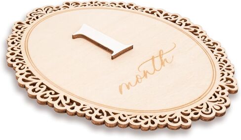 Monthly Milestone Signs for Baby, 1–12 Month Baby Markers, Newborn Photography Accessories, Nursery Decoration (D29) in Kuwait