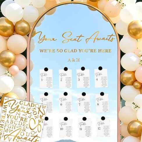 Wooden Welcome to Our Wedding Signs Colorable Wedding Mirror Stickers for Reception Display Rustic Weddings Party Decoration Backdrop Supplies Marriage Lettering for Ceremony Balloon Arch Photo Prop in Saudi Arabia