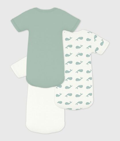 مجموعة من ملابس الأطفال من Petit Bateau من القطن بأكمام قصيرة وطبعة حوت مقاسات من 3 إلى 36 شهرًا in Kuwait
