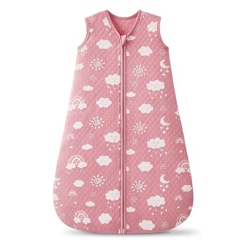 1.0 TOG Baby Sleep Sack 12-18 Months，Cotton Quilted Wearable Blanket Baby Boy Girl Sleeping Sack, 2-Way Zipper Sleeping bag for Toddler Blue(Large) in Saudi Arabia