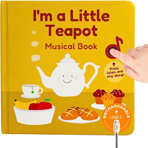 Cali's Books Potty Training Music Book for Toddlers 1-3 Years Old | Headphone Jack for Private Listening, USB-C Rechargeable, Toddler Learning Musical Book in Saudi Arabia