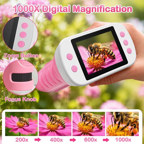 Portable Microscope, Compact and Lightweight Design for Easy Carrying in Kuwait