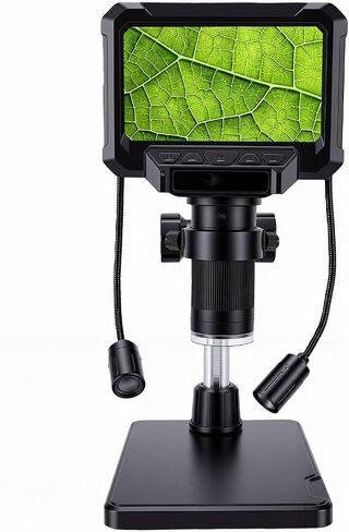 GOWENIC Digital Microscope, 1080P Video 10MP Picture 50X to 1200X Digital Microscope with 4.3 Inch Screen, Lights for Adults Students Boys Girls in Saudi Arabia