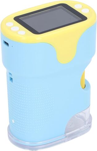 1000X Handheld Microscope with 2 Inch Color Screen for Kids Portable Digital Exploration and Learning ABS Material (White) in Saudi Arabia