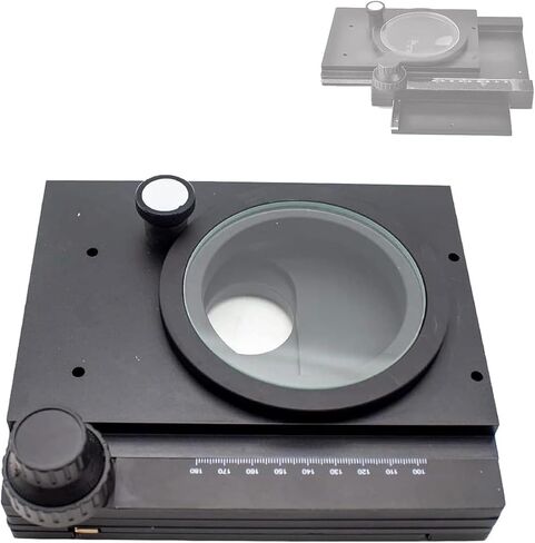 Microscope XY Stage Platform,Manual Rotating Stage,Precision Positioning,Z/A Axis w/60×55mm Travel,360° Rotatable Z Axis,for Macro Photography Use in Saudi Arabia