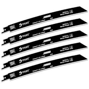 12 Inch 6TPI Japanese Teeth Reciprocating Saw Blade, Curved Edge Wood Pruning Saw Blades for Tree Trimming, Wood Cutting (3-Pack) in Saudi Arabia