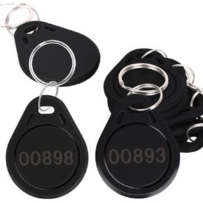 MktStleat100pcs Black 26 bit Keyfobs Proximity Fob Works with Prox Key ISOProx 1346 1386 1326 H10301 Format Readers.Compatible with Most Card Access Control Systems on The Market (100) in Saudi Arabia