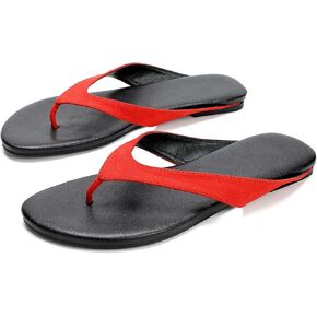 Flat Flip Flops for Women Comfortable Round Open Toe Slip On Thong Slides Sandals Lightweight Cushioning Beach Clip Toe Slippers in Saudi Arabia