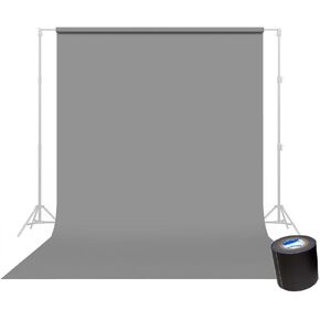 Savage Seamless Background Paper - #56 Fashion Gray (107 in x 36 ft) with Free 2" x 4yd Black Gaffer Tape in Saudi Arabia