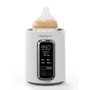 MOMYEASY Fast 2-Minute Baby Bottle Warmer for Breastmilk & Formula | 8-in-1 Functions, Fast & Even Heating, Easy Operation, Newborn Essentials, Time Temp Control, Compatible with Baby Bottles in Saudi Arabia
