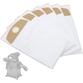 6-Pack Wet/Dry Dust Bags for FLEX 24V Brushless Wet/Dry Vacuum | Filter Bags Compatible with FLEX VC 6L MC & VC 6L MC 18.0 | Vacuum Cleaner Replacement Bags 487287 in Saudi Arabia