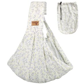 Baby Sling Carrier Newborn, Adjustable Easy Wearing Baby Nursing Warp Sling, New Mom Dad Soft Cotton Baby Front Holder Carrier for Infant Toddler Life Travel Essential Gifts (Yellow Flower) in Saudi Arabia