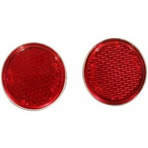 Pair of Rear Lamp Reflector for Chevy for 2-10 Series 1956 Plastic in Saudi Arabia