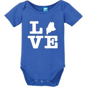 Maine Love Printed Infant Bodysuit Baby Romper in Saudi Arabia