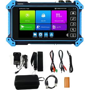 Upgraded 8K IP Camera Tester with PoE, WANLUTECH CCTV Tester CVI TVI AHD SDI Analog Camera Test 5.4inch Touchscreen RJ45 Cable TDR Test RS485 HDMI in VGA in (IPC-5200 Plus) in Saudi Arabia