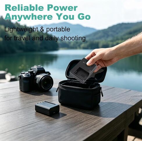 LC-E17 LP-E17LC-E17E Battery Charger Compatible with Canon EOS Rebel T7i T6i T6s SL3 SL2 77D 8000D 800D 760D 750D 200D M6 M5 M3 Kiss X8i DSLR Cameras in Kuwait