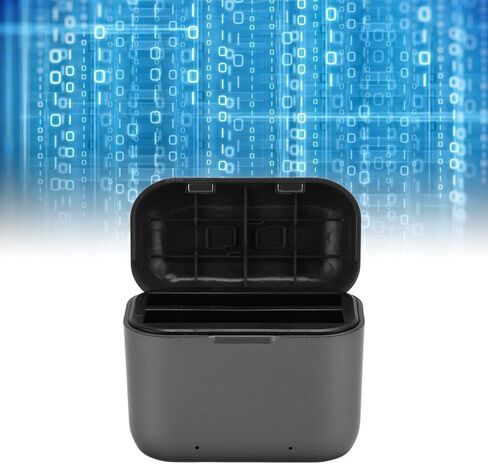 2 Channel Battery Charging Storage with LED Indicato Easy to Carry Fast Hub Battery Charging Station for Insta360 X3 Batteries Storage in Saudi Arabia