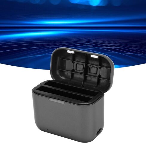2 Channel Battery Charging Storage with LED Indicato Easy to Carry Fast Hub Battery Charging Station for Insta360 X3 Batteries Storage in Saudi Arabia