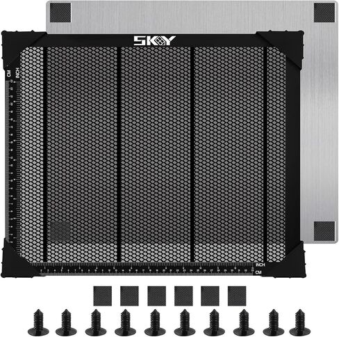 Skouphy Heat-Resistant Coating Honeycomb Laser Bed, 400x300mm Honeycomb Durable Steel Honeycomb Panel Table 15.7"x11.8"for Artilume T1 U1 and Other Machines in Saudi Arabia