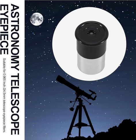 Astronomy Telescope 0.965 Inch H12.5mm Eyepiece Lens Fully Multi-Coated Optical Glass for Astronomy Telescope Accessory in Saudi Arabia