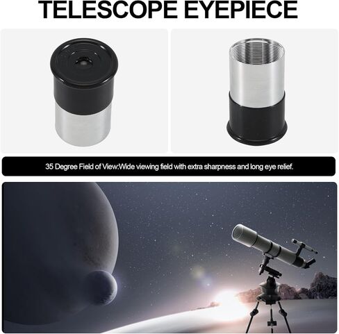 Astronomy Telescope 0.965 Inch H12.5mm Eyepiece Lens Fully Multi-Coated Optical Glass for Astronomy Telescope Accessory in Saudi Arabia