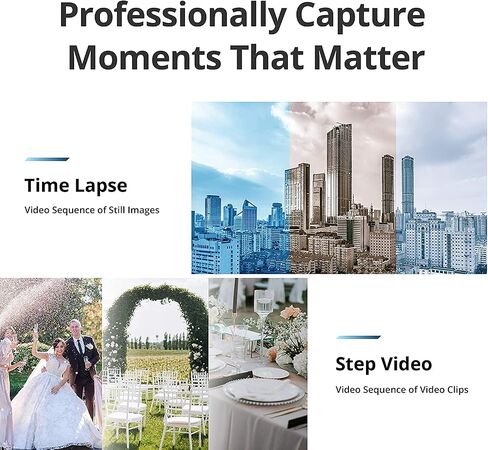 Brinno TLC2020 Time Lapse Camera, 120-Day Battery Life, Multiple Modes (Step Video/Stop Motion/Still), Flexible Schedule, Easy Installation, HD 1080p, BBT2000 Accessory Bundle (Camera Mount/Wall Clip) in Saudi Arabia