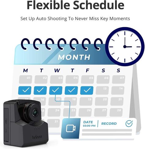 Brinno TLC2020 Time Lapse Camera, 120-Day Battery Life, Multiple Modes (Step Video/Stop Motion/Still), Flexible Schedule, Easy Installation, HD 1080p, BBT2000 Accessory Bundle (Camera Mount/Wall Clip) in Saudi Arabia