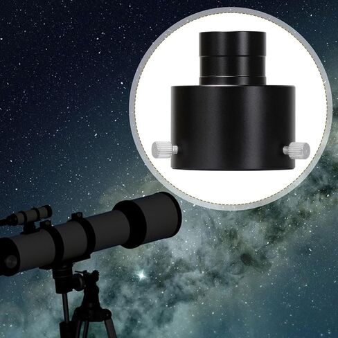 Telescope Adapter Eyepiece Adapter to 2inch Extension Tube Converter Part Lightweight Compact Installation Suitable for Telescope Setup Home Use in Kuwait
