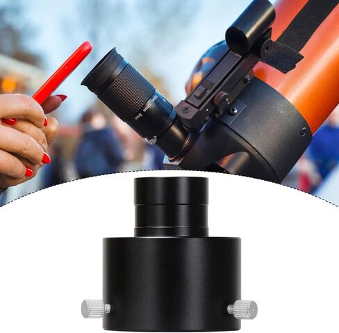 Telescope Adapter Eyepiece Adapter to 2inch Extension Tube Converter Part Lightweight Compact Installation Suitable for Telescope Setup Home Use in Kuwait