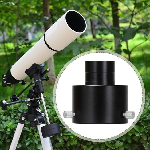 Telescope Adapter Eyepiece Adapter to 2inch Extension Tube Converter Part Lightweight Compact Installation Suitable for Telescope Setup Home Use in Kuwait