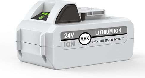 Replacement for Sun/Snow/Aqua Joe 24V iON+ Battery Lithium ion 4000Mah Compatible with Snow/Sun Joe 24VBAT-LTX 24VBAT-LTW 24VBAT-LTE 24VBAT 24V-X2-SB18 24VBAT-XR Cordless Power Tools 2 Pack in Kuwait