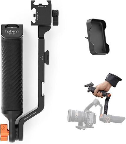 Hohem BH-01 Sling Handgrip for MT3 Pro Gimbal, Bi-Directional Twist Grip, Ergonomic Briefcase Handle for Low Angle Shots in Kuwait