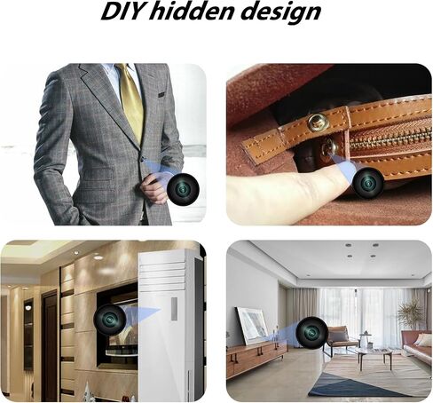 Mini Camera DIY Module, HD 1080P Wireless Cameras, Small Button WiFi Nanny Cam, Portable Tiny Security Camera for Home Indoor & Outdoor in Saudi Arabia
