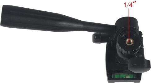 Three-Way Head Handle 1/4 Screw Level Rotating Bracket for Tripod SLR Photography Accessories (1/4" Thread) in Saudi Arabia