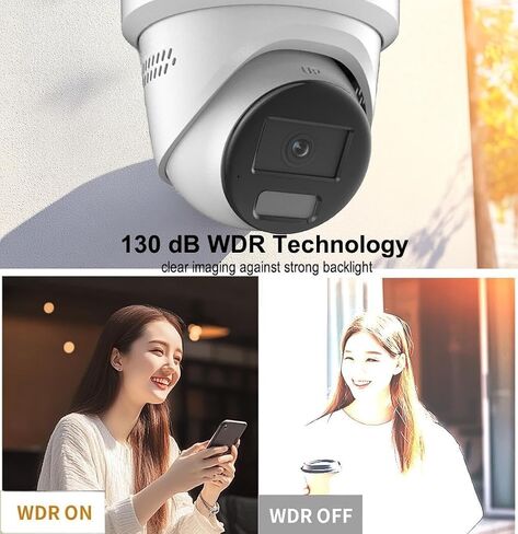 كاميرا 4K Color-Vu Turret PoE إصدار OEM بدون علامة تجارية من DS-2CD2387G3-LI2UY | 8 ميجابكسل ميكروفون مزدوج AcuSense 3.0 AI لاكتشاف الإنسان/المركبة 130 ديسيبل WDR IP67 NEMA4X مضاد للتآكل يعمل مع Ⲏ kconnect، in Kuwait