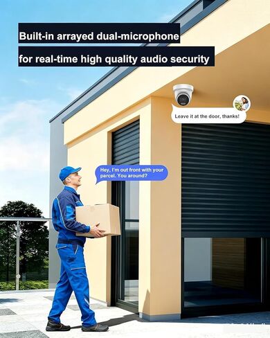 كاميرا 4K Color-Vu Turret PoE إصدار OEM بدون علامة تجارية من DS-2CD2387G3-LI2UY | 8 ميجابكسل ميكروفون مزدوج AcuSense 3.0 AI لاكتشاف الإنسان/المركبة 130 ديسيبل WDR IP67 NEMA4X مضاد للتآكل يعمل مع Ⲏ kconnect، in Kuwait