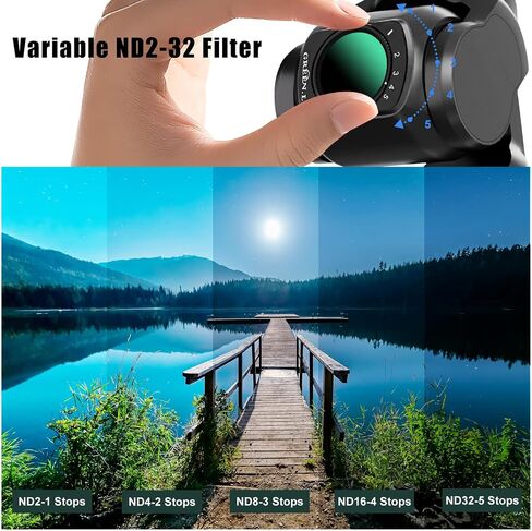 GREEN.L Magnetic Black Mist Filter for DJI Osmo Pocket 3, 1/4 Strength Cinematic Pro-Mist Effect, Ultra-Thin, Multi-Coated, HD Optical Glass in Saudi Arabia
