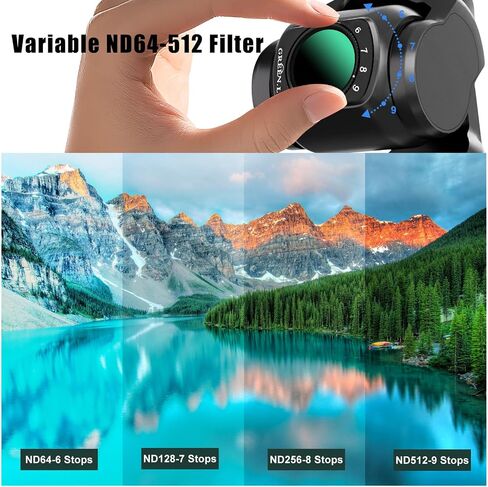 GREEN.L Magnetic Black Mist Filter for DJI Osmo Pocket 3, 1/4 Strength Cinematic Pro-Mist Effect, Ultra-Thin, Multi-Coated, HD Optical Glass in Saudi Arabia