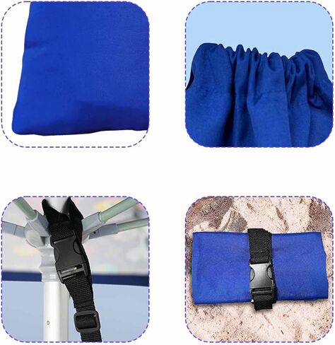 Empty Beach Umbrella Sandbag,Universal Anchor Weight,Fillable Sand in Saudi Arabia